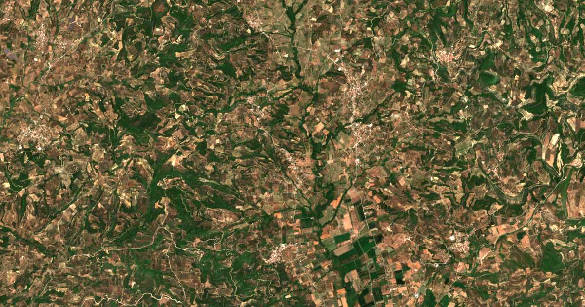 Satelitska karta: Arvanítis