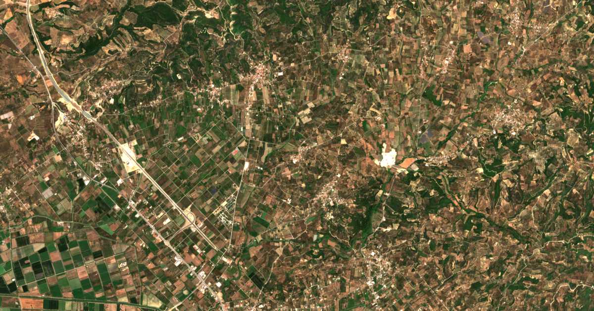 Satelitska karta: Katsarós