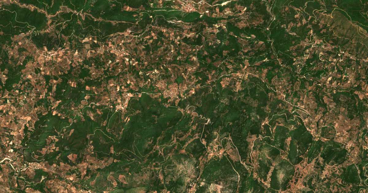 Satelitska karta: Chrysochóri