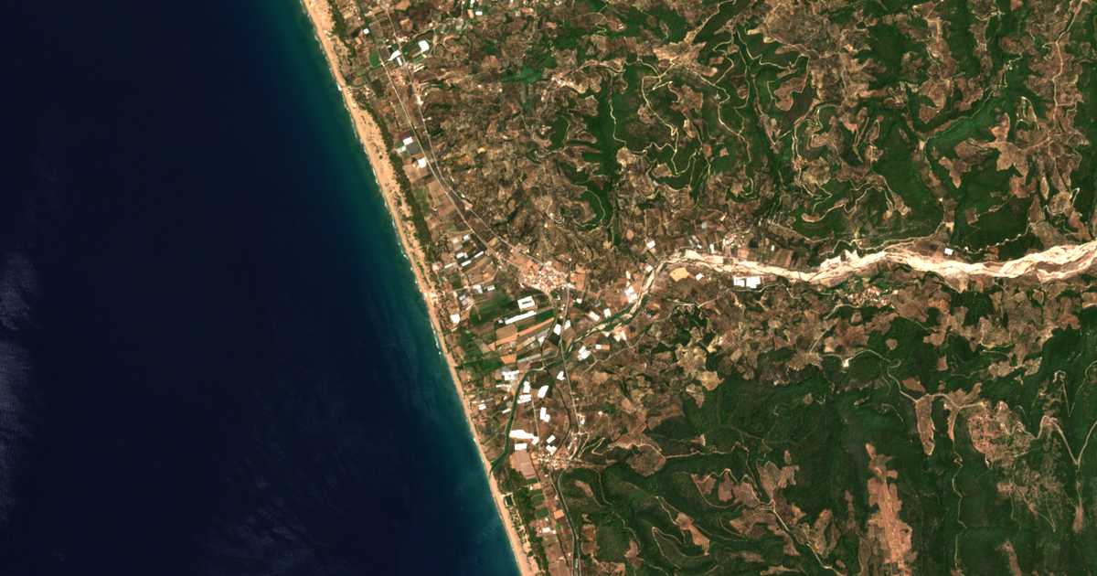 Satelitska karta: Giannitsochórion