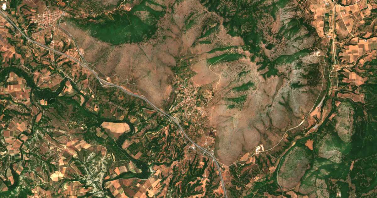 Satelitska karta: Vogatsikó